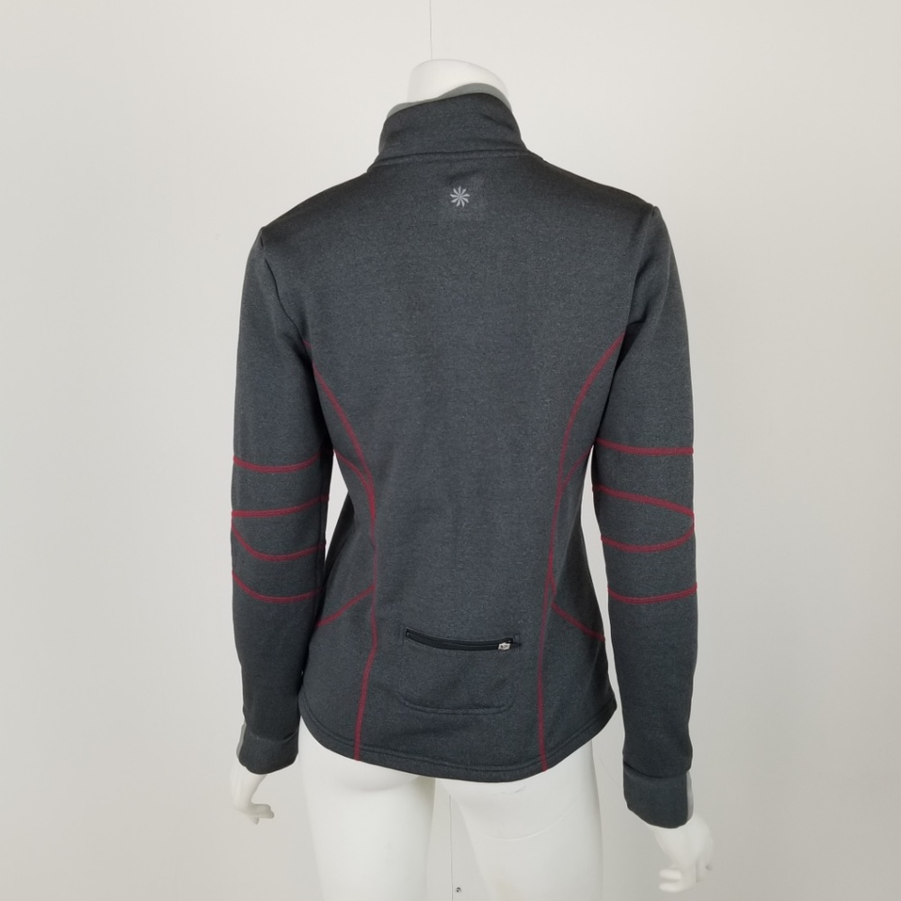 *SOLD* Athleta Gray Zip Up Athletic Jacket Size - Picture 6 of 6